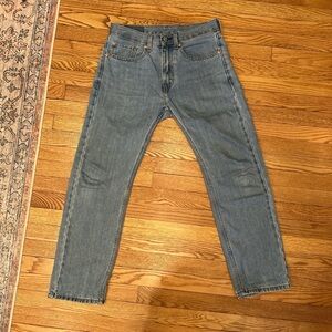 Levi's Blue Straight-Leg Jeans Classic Denim